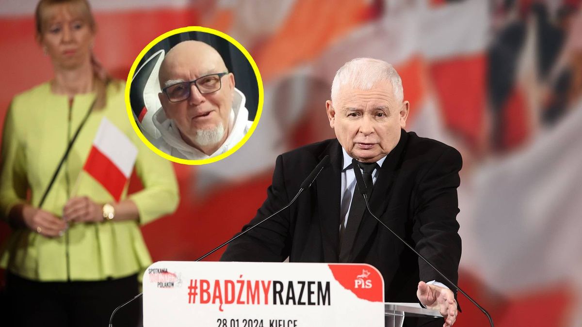 Jarosław Kaczyński i Mirosław Noculak (w kółku)