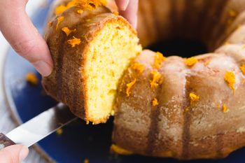 Zrobiłem na deser babkę serową. Była taka pyszna, że nie został po niej ani okruszek