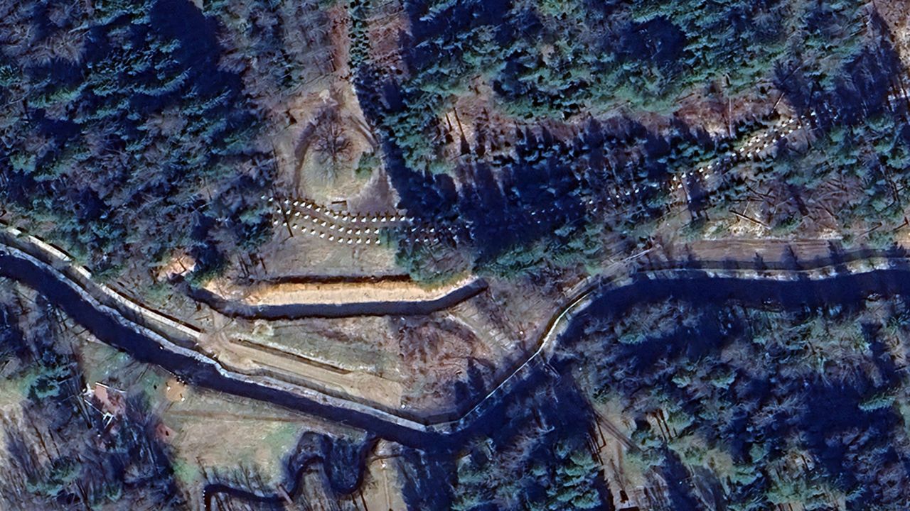 Narodowy program odstraszania. Umocnienia Tarczy Wschód widać z satelity