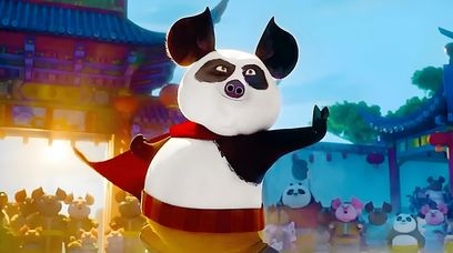 MrBeast w "Kung Fu Panda 4". Użyczył głosu Pandoświni