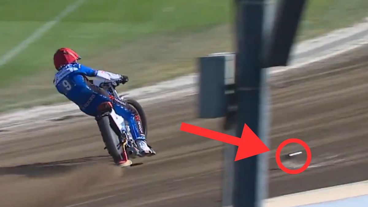 Twitter / CPLUS_SPEEDWAY / Na zdjęciu: Rzucona butelka na tor