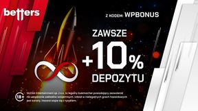 Zawsze +10% od wpłaty w Betters!