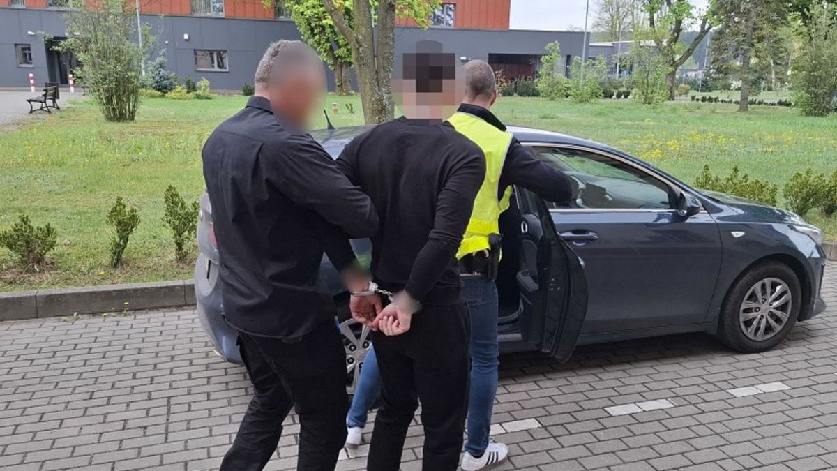 26-latek z Lęborka zatrzymany. Grozi mu 12 lat więzienia