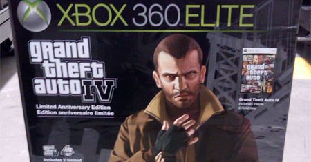 Zestaw Xbox 360 Elite z GTA IV, niestety nie u nas