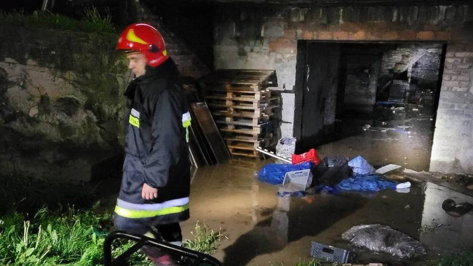 Intensywne opady deszczu na Lubelszczyźnie