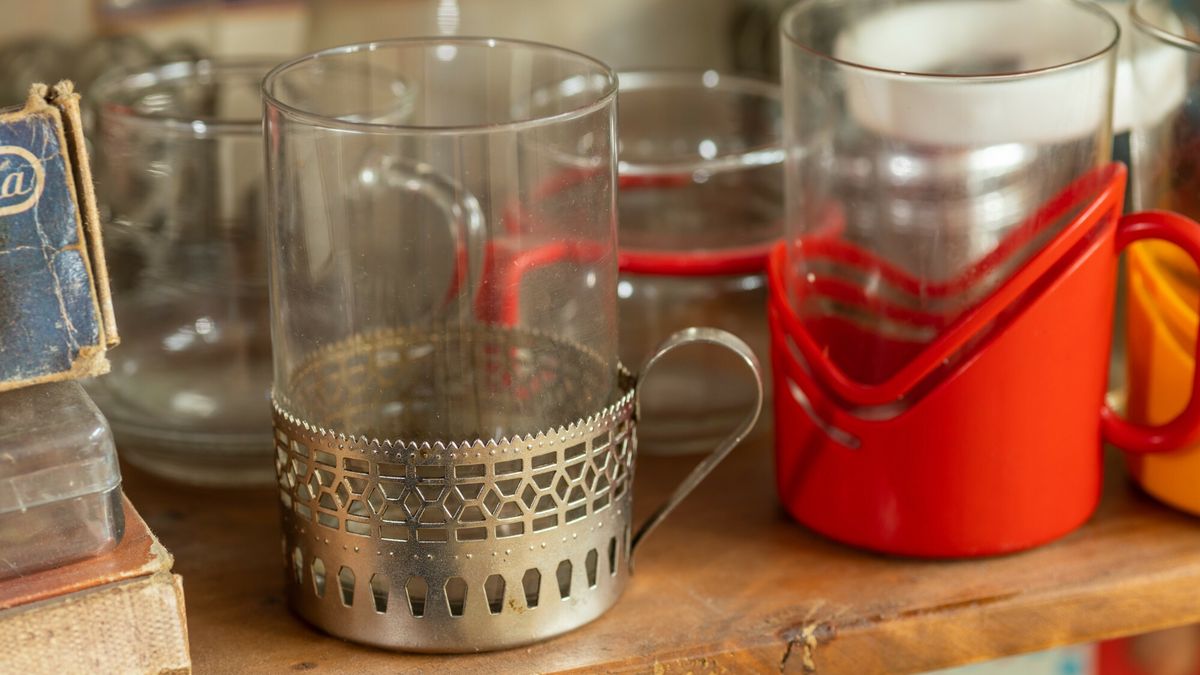 Stare szklanki z PRL