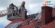 Pożar na Dolnym Śląsku. "Zapalił się dach od paneli solarnych"
