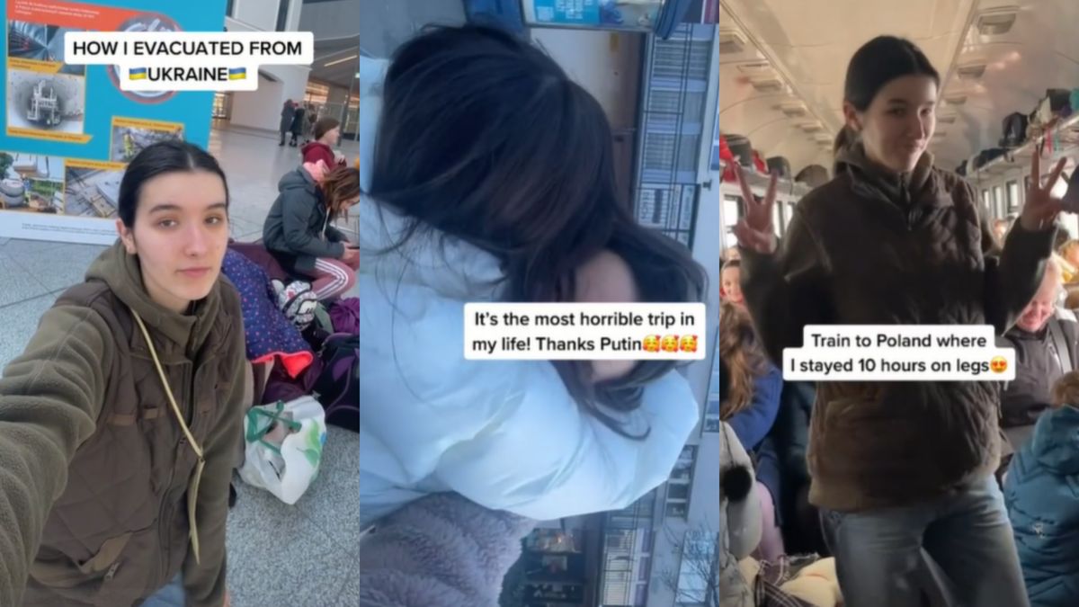 Ukraińska tiktokerka przyjechała do Warszawy. Uciekła przed wojną w Ukrainie 