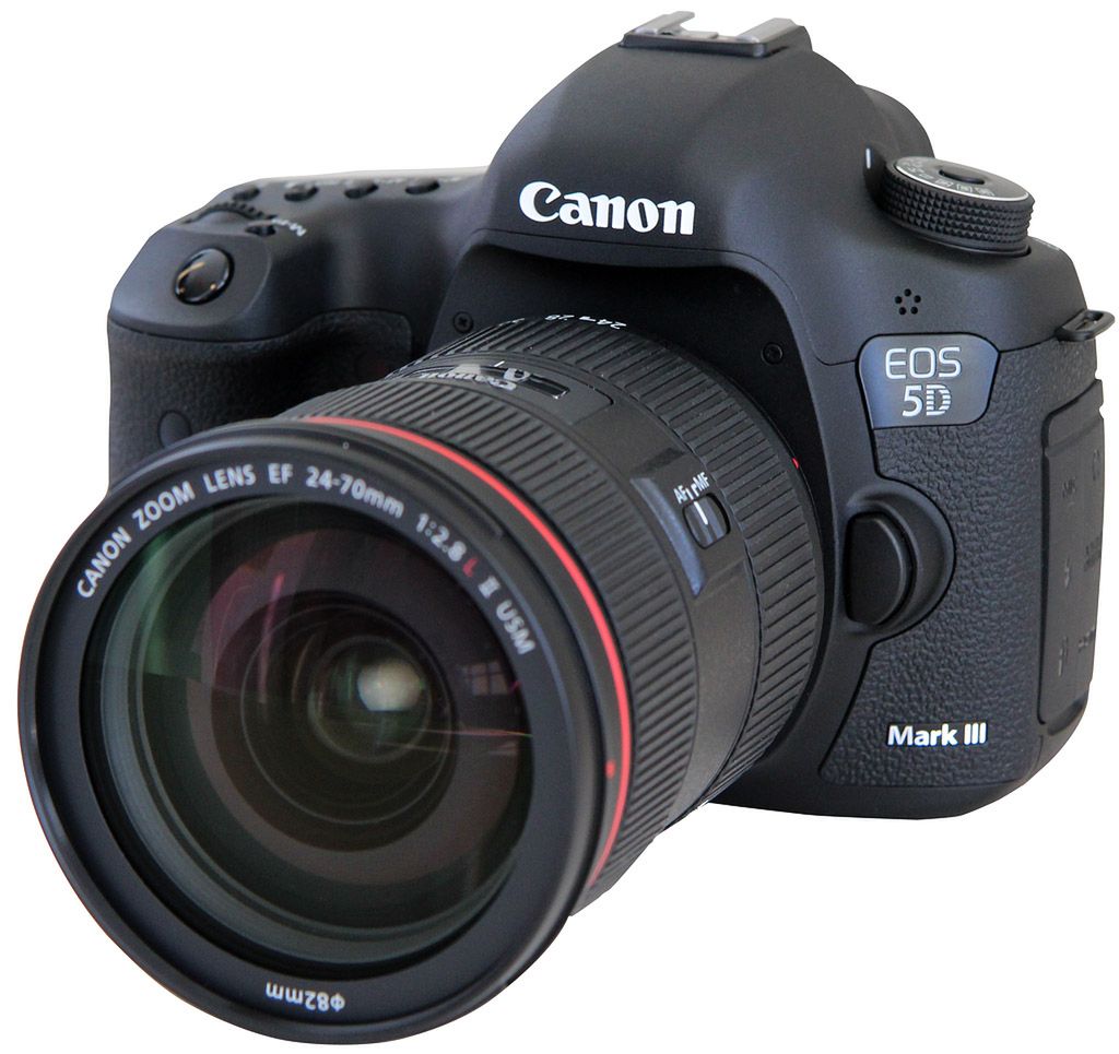 Canon EOS 5D Mark III posiada 5 podwójnych punktów krzyżowych