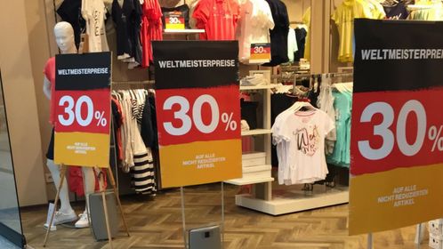 W Niemczech kilkudziesięcioprocentowe przeceny to standard