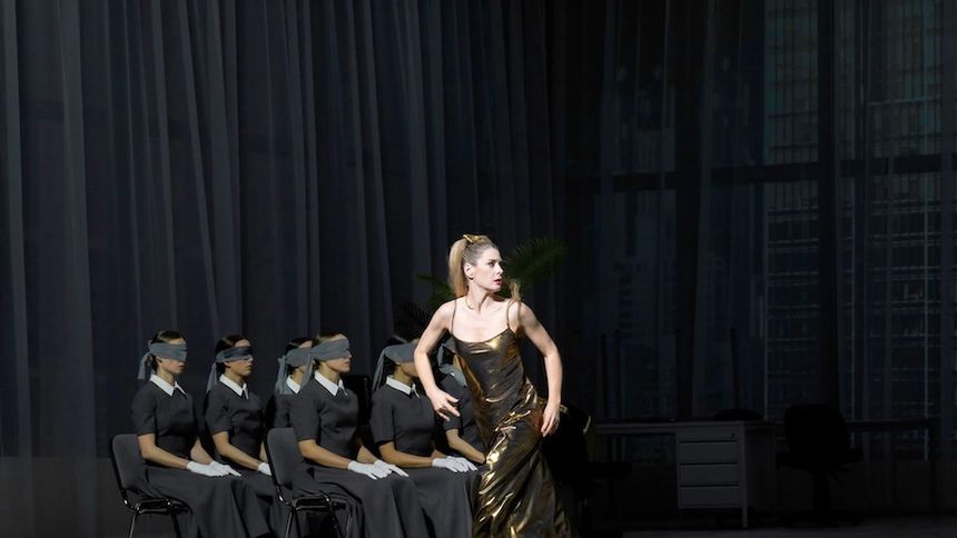 Malin Byström w roli Danae © Geoffroy Schied/ Bayerische Staatsoper w Monachium