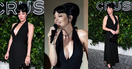 Lily Allen eksponuje nowiutkie implanty na przyjęciu Chanel. Rozstanie jej służy? (ZDJĘCIA)