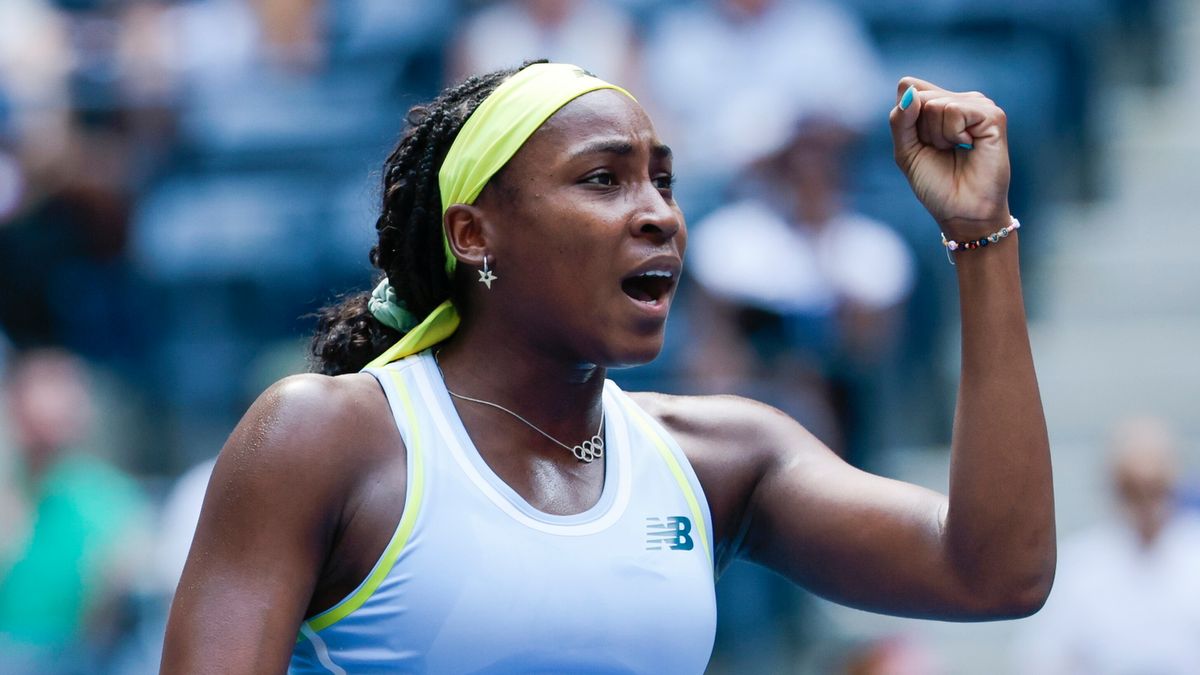 PAP/EPA / Justin Lane / Coco Gauff w meczu z Warwarą Graczewą w US Open