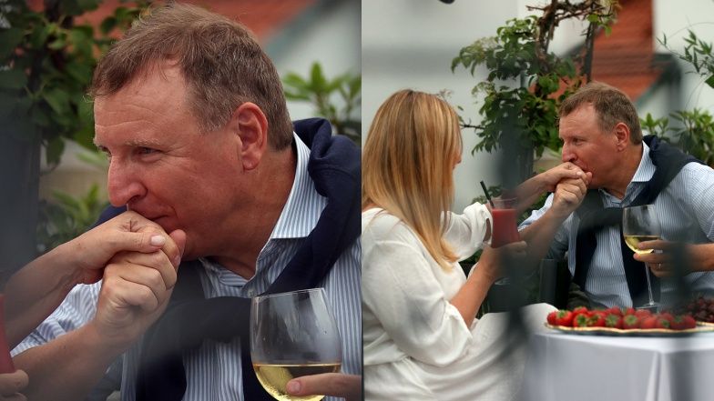 Jacek Kurski wraz z żoną Joanną świętują pierwszą rocznicę ślubu kościelnego
