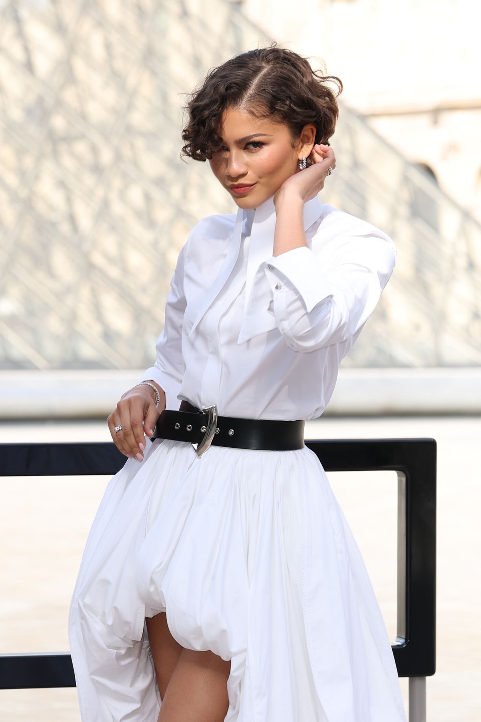 Zendaya na pokazie Louis Vuitton w Paryżu