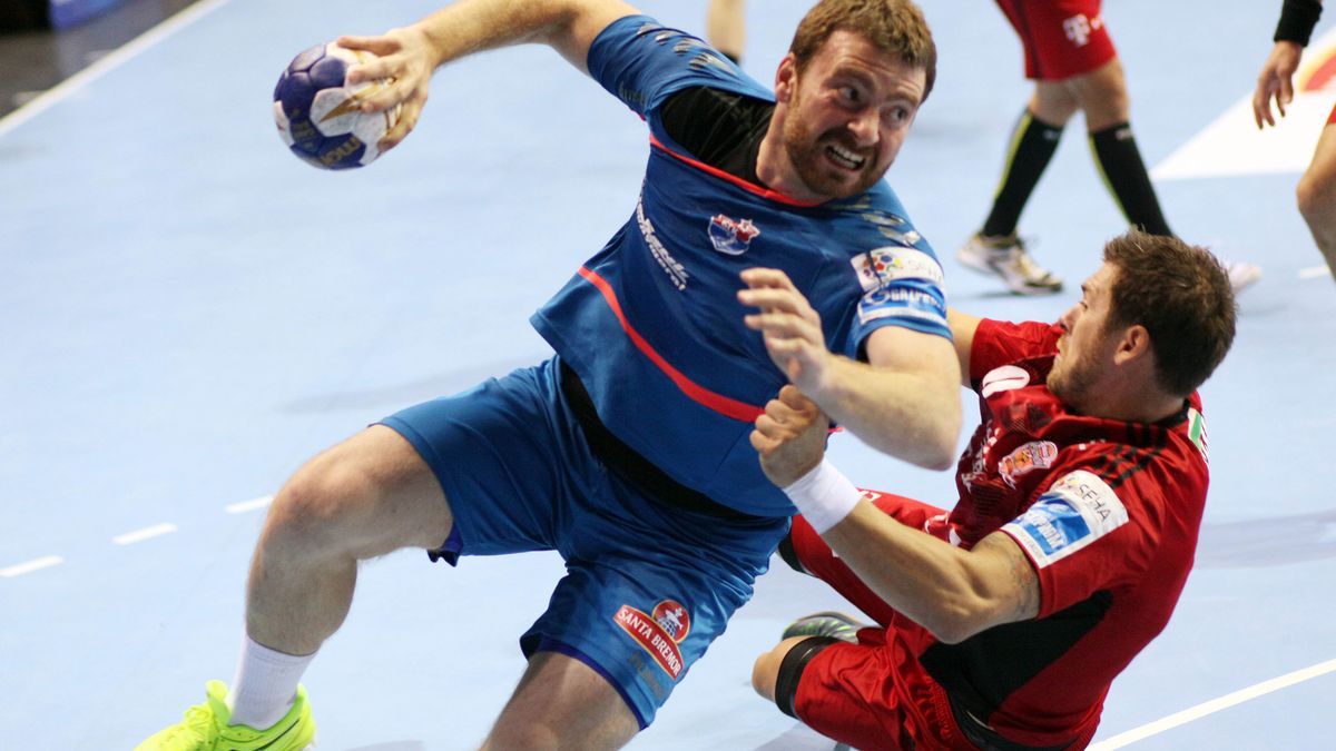 Materiały prasowe / SEHA GAZPROM LEAGUE / Rastko Stojković w meczu Ligi SEHA