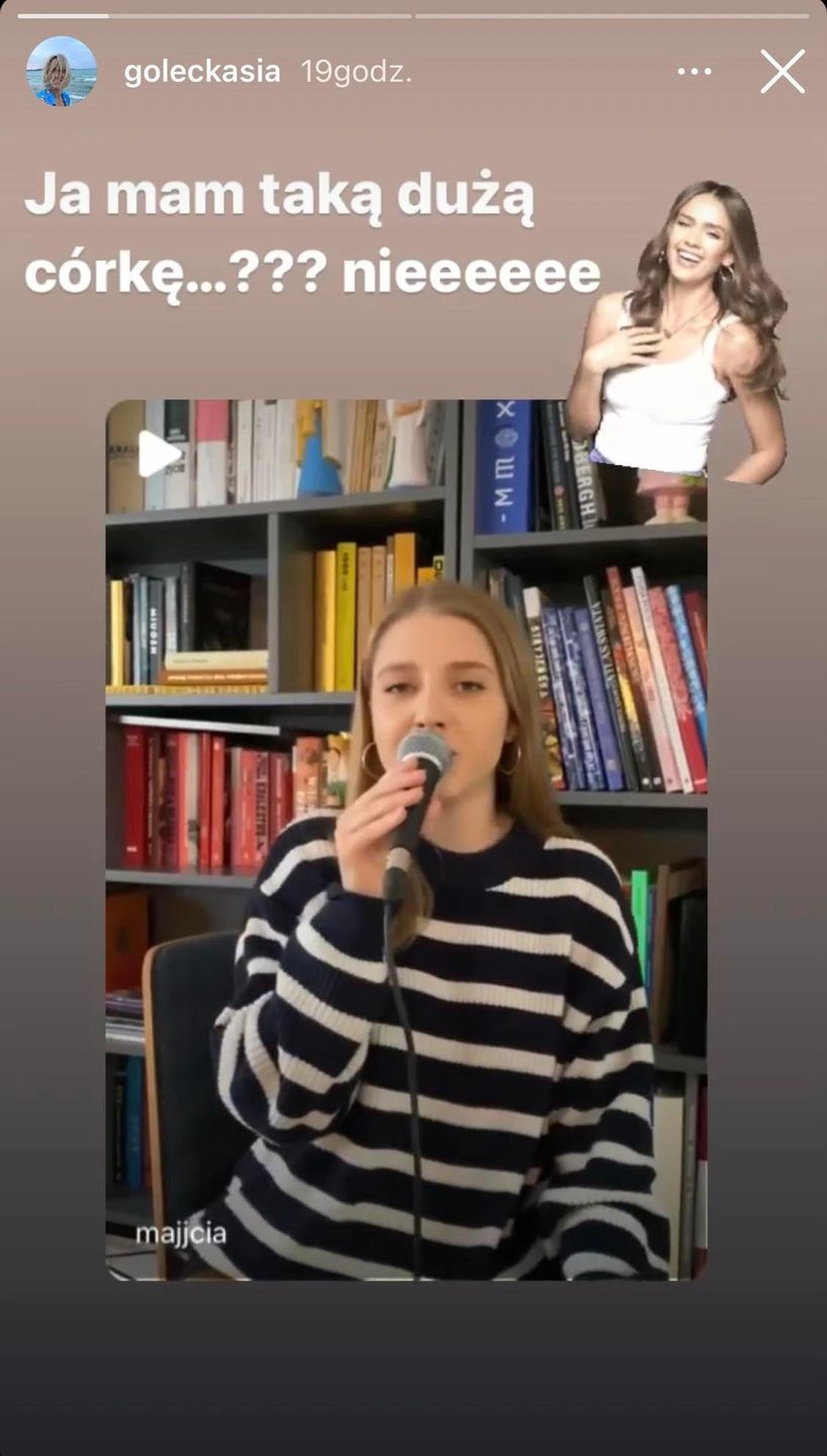 Katarzyna Golec o córce 