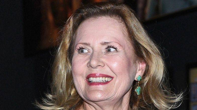 Grażyna Szapołowska pozuje z dorosłą córką