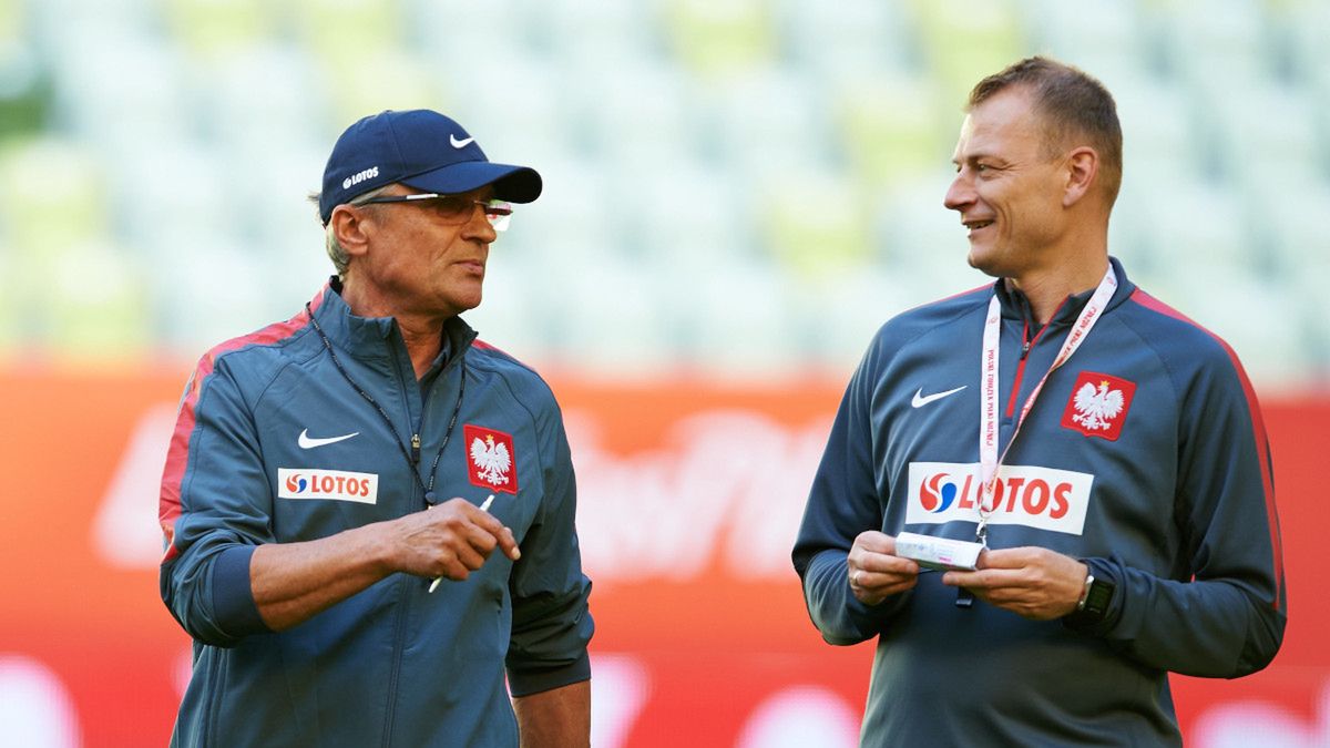 PAP / Adam Warżawa / Na zdjęciu: Adam Nawałka (z lewej) z Bogdanem Zającem (z prawej)