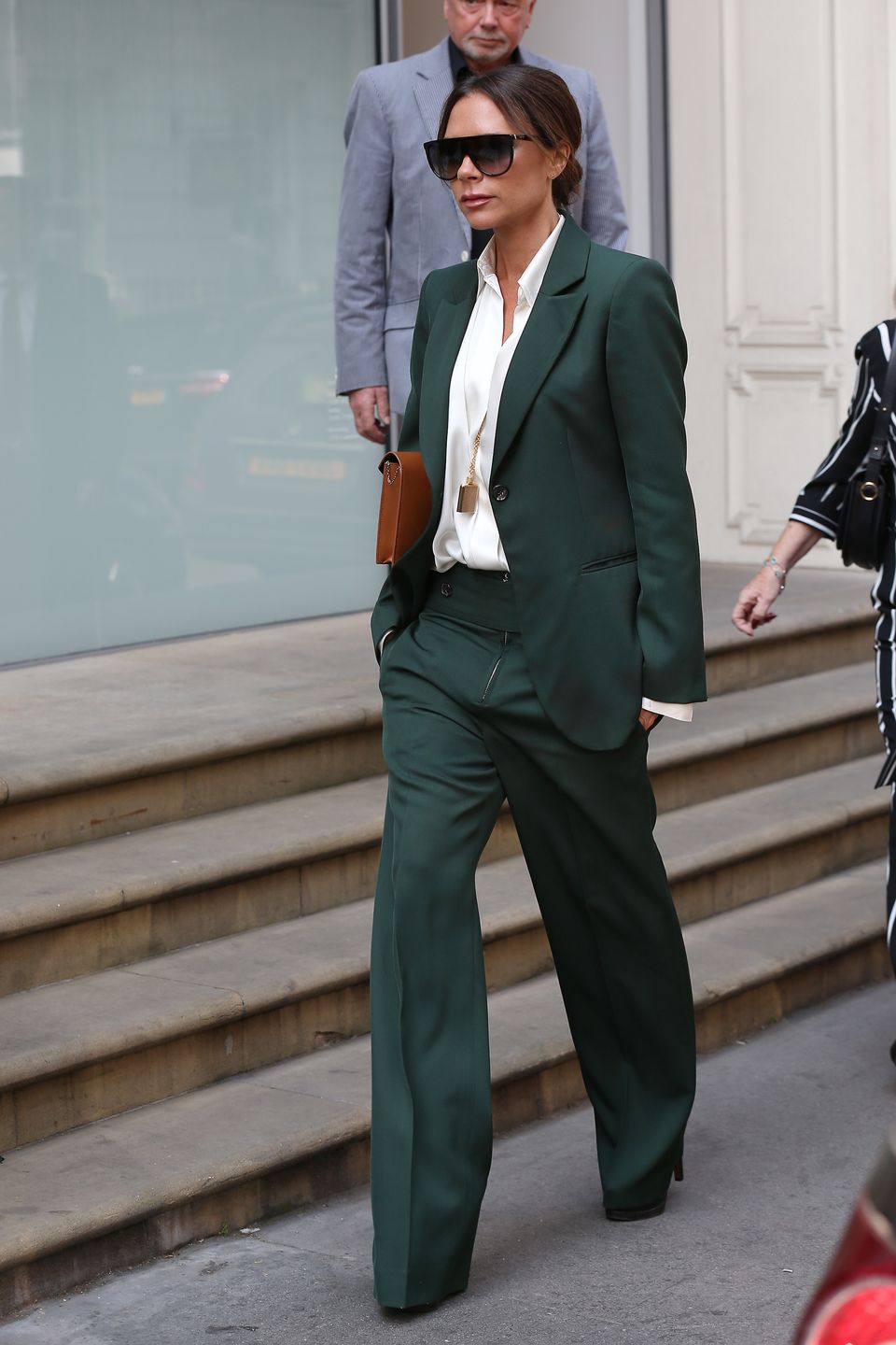 Victoria Beckham często chodzi w garniturach 