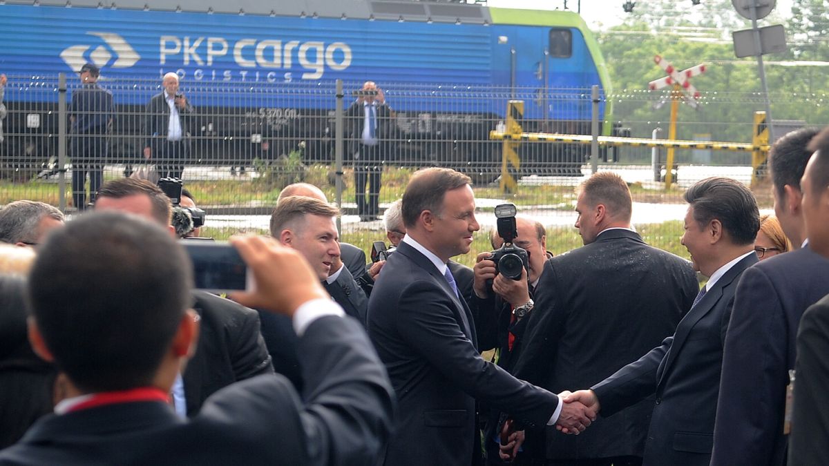 Andrzej Duda i prezydent Chin Xi Jinping