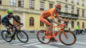 Groźny wypadek Piotra Brożyny. Kolarz z licznymi obrażeniami