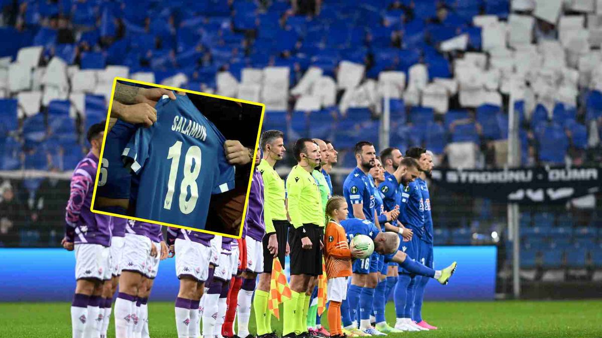 Zdjęcie okładkowe artykułu: PAP / Jakub Kaczmarczyk oraz Twitter/Viaplay / Na zdjęciu: Piłkarze Lecha wykonujący gest wobec Salamona
