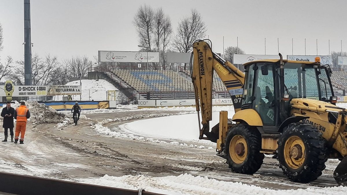 czwartkowe prace na torze w Rybniku