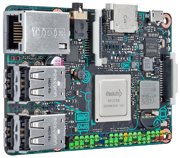 Asus Tinker Board: dwukrotnie wydajniejszy konkurent Raspberry Pi 4