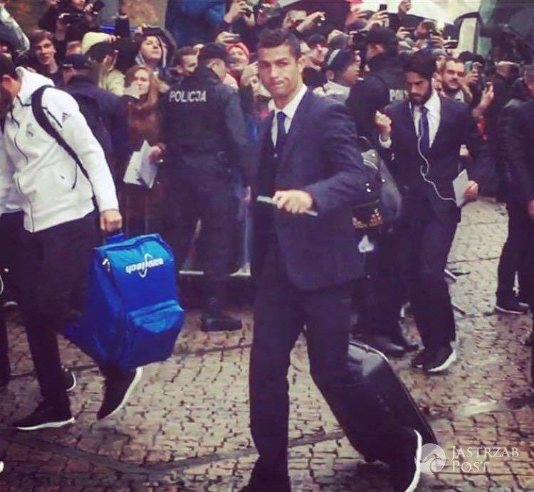 Cristiano Ronaldo w Warszawie Instagram