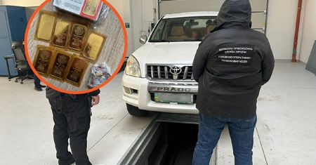 Półtora kilograma złota w podłokietniku. To odkryli ukraińscy celnicy
