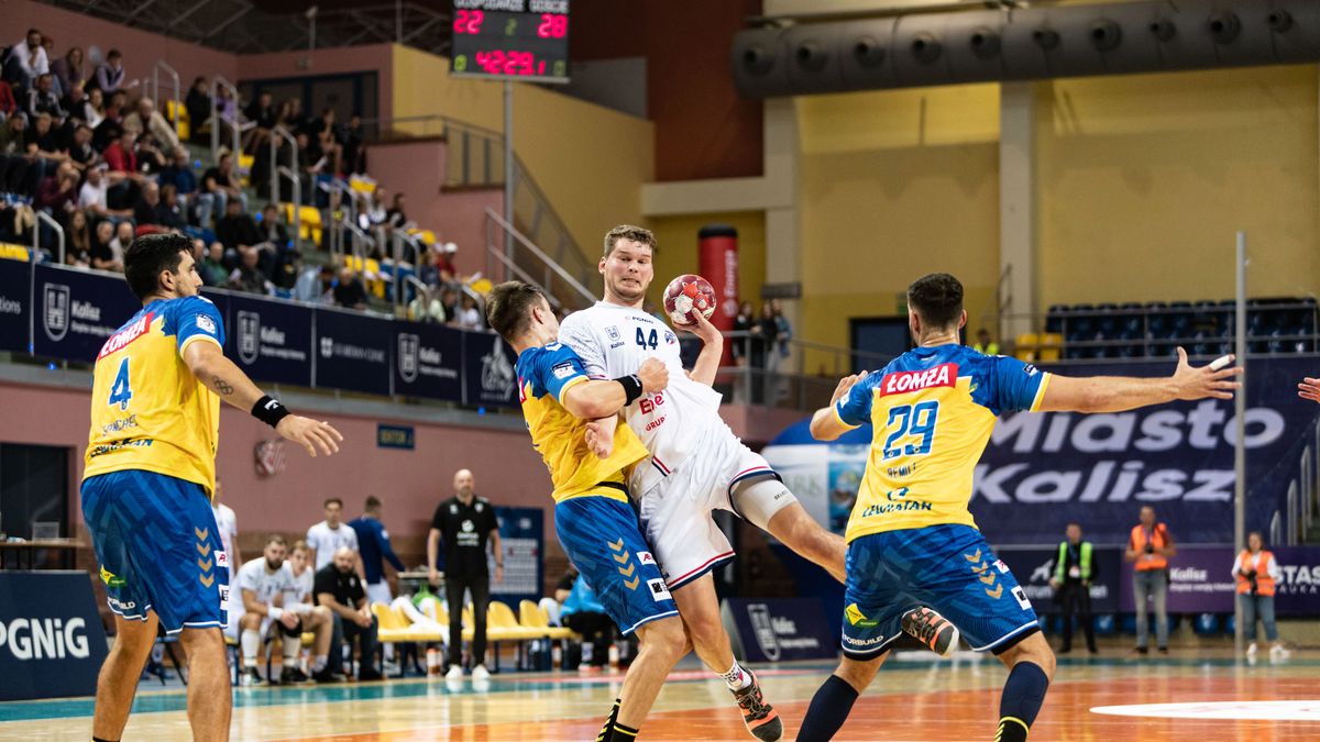 Materiały prasowe / pgnig-superliga.pl / Na zdjęciu: mecz Energa MKS Kalisz -  Łomża Industria Kielce