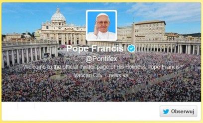 Chcesz dostać odpust? Obserwuj papieża na Twitterze!