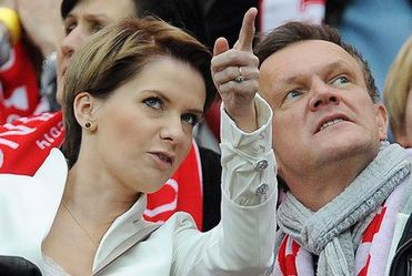 Cezary Pazura przyszedł na mecz z żoną! Jak wyglądali?