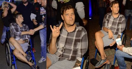 Michał Figurski na zlocie miłośników harleyów (FOTO)