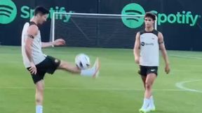 Lewandowski zrobił show na treningu. Obejrzyj do samego końca