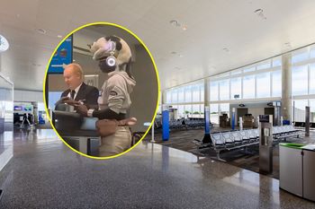 Podróżni przecierali oczy. Oto, jak pasażer stawił się na lotnisku