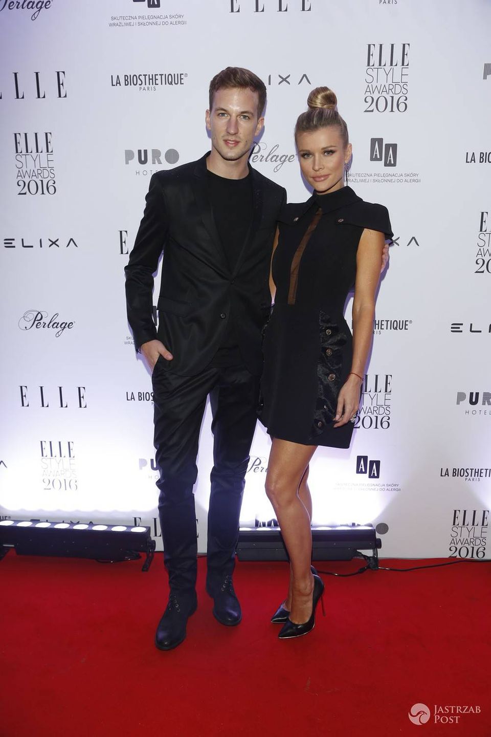Joanna Krupa i Sebastian Zawiliński na imprezie Elle Style Awards 2016