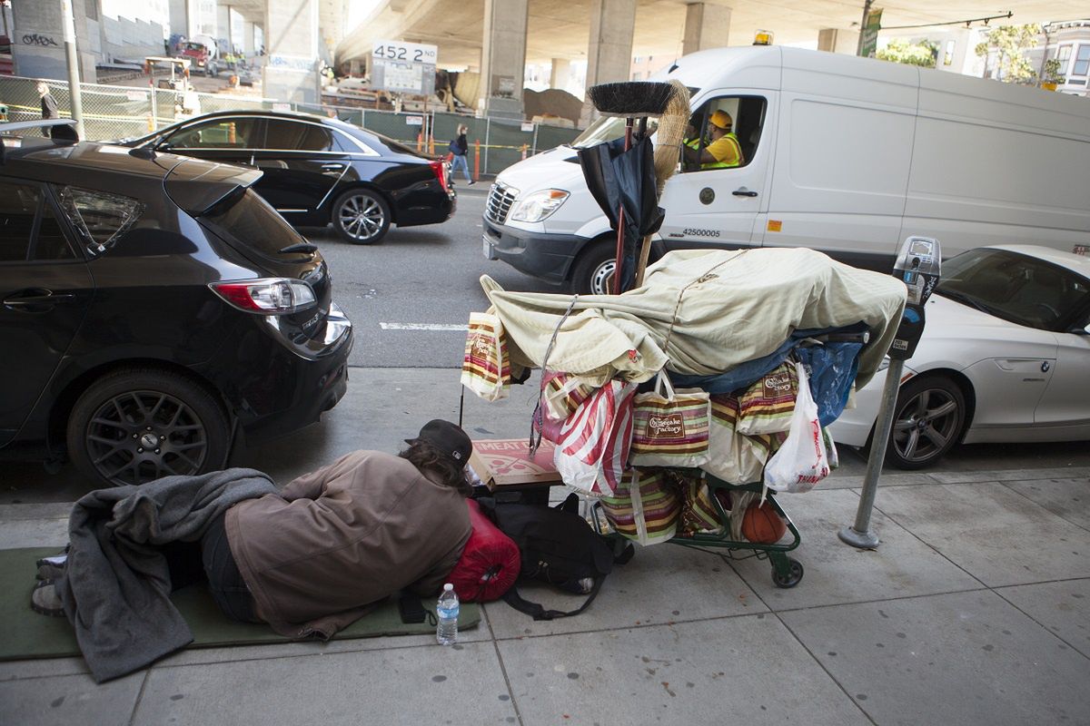 San Francisco. Liczba bezdomnych wzrosła o 300 procent