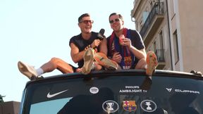 Dostali mikrofon i się zaczęło. Lewandowski aż zaklął