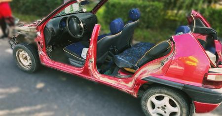 Policjanci zdębieli. Tyle jechał "kabrioletem"