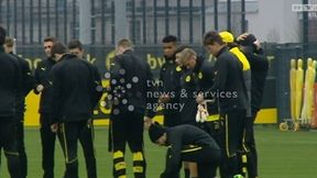 Trening Borussii Dortmund przed meczem z Zenitem
