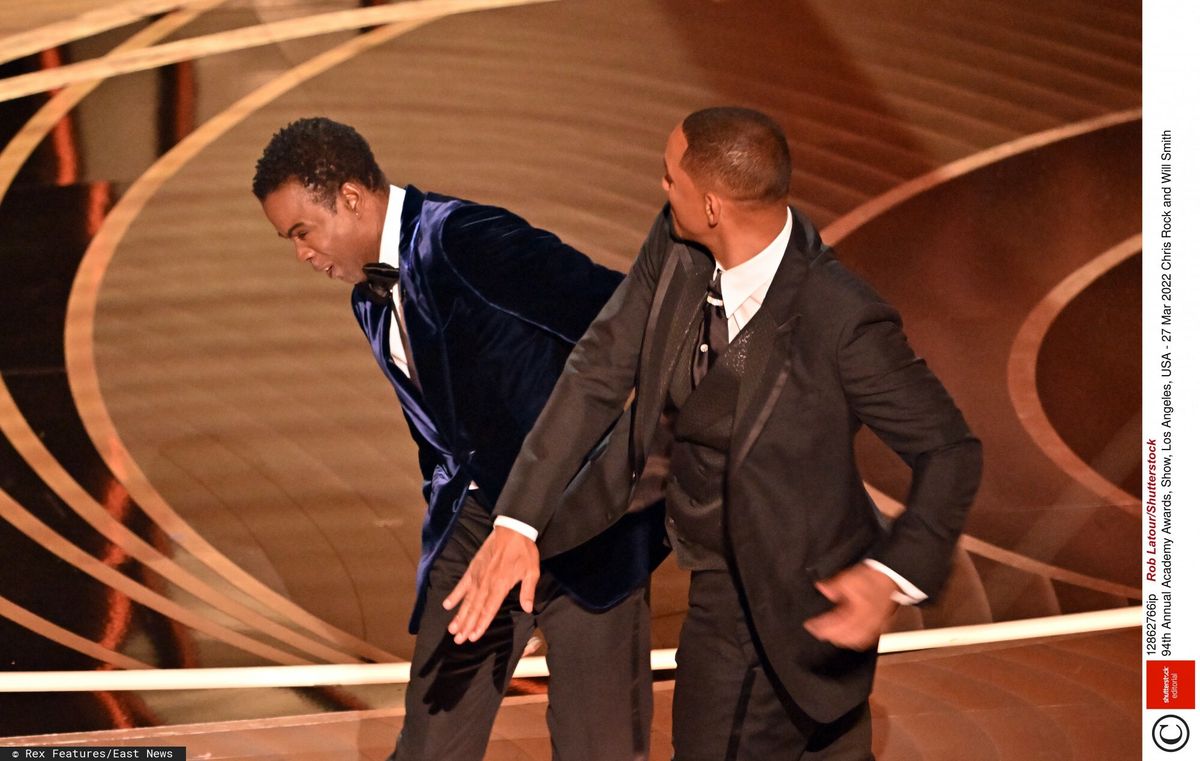 Oscary 2022. Will Smith uderzył komika w trakcie występu. Poszło o żart z fryzury żony aktora 