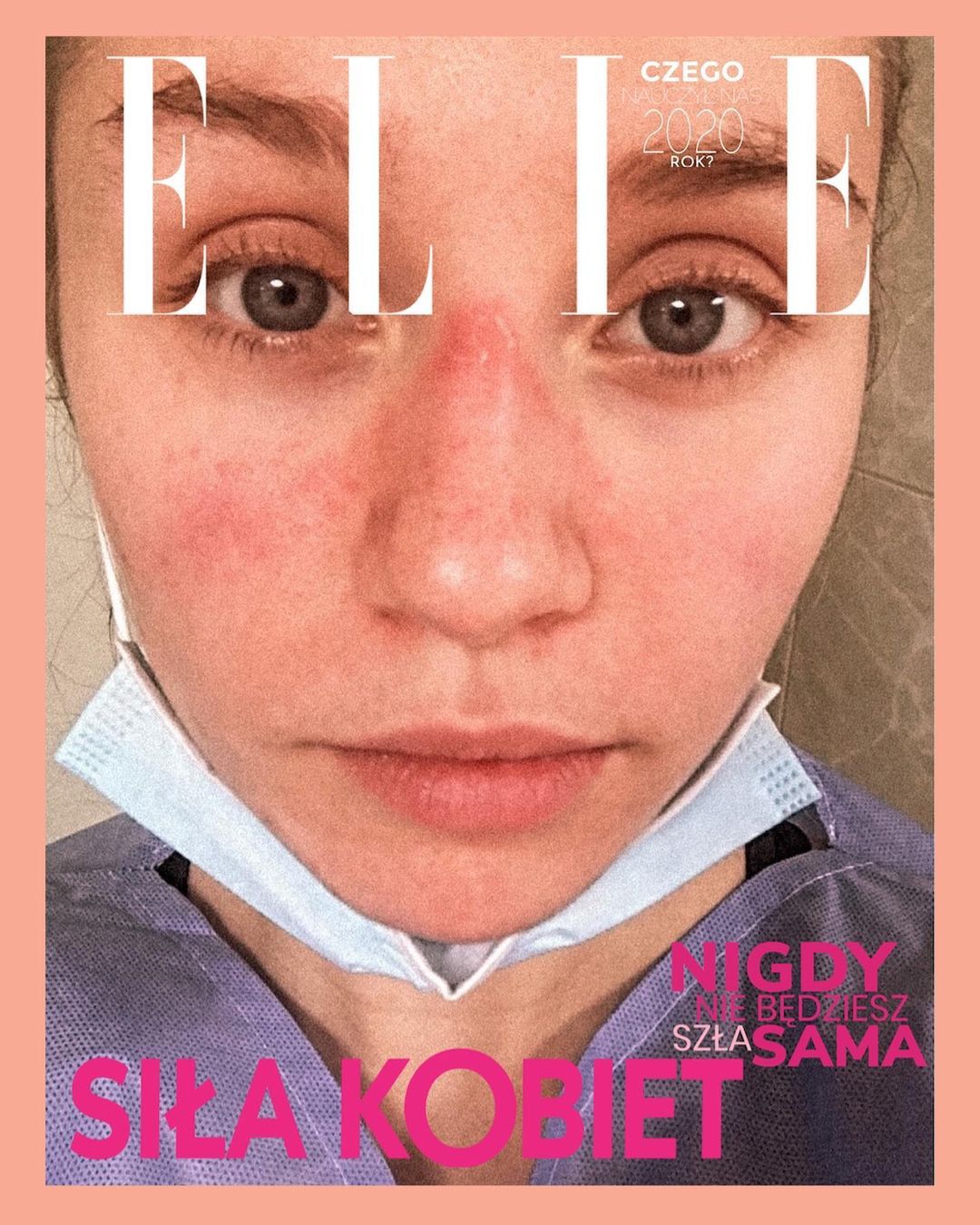 ELLE – Siła kobiet. Okładka autorstwa Matyldy Damięckiej