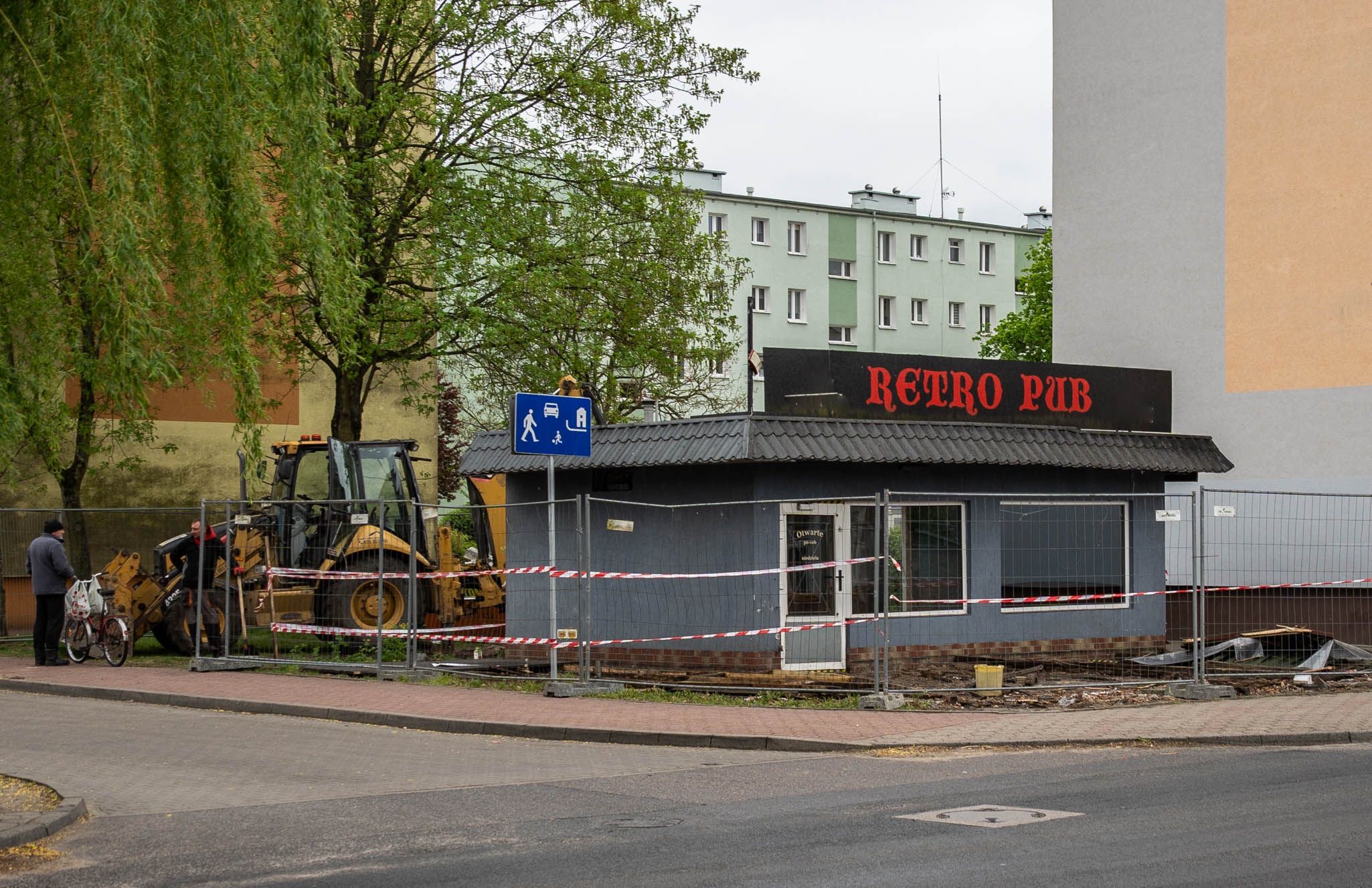 Retro Pub w Pile, dawna cukiernia i lodziarnia w Pile
