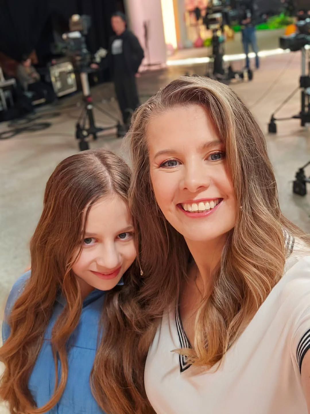 Anna Powierza w "Pytaniu na śniadanie" z córką Heleną