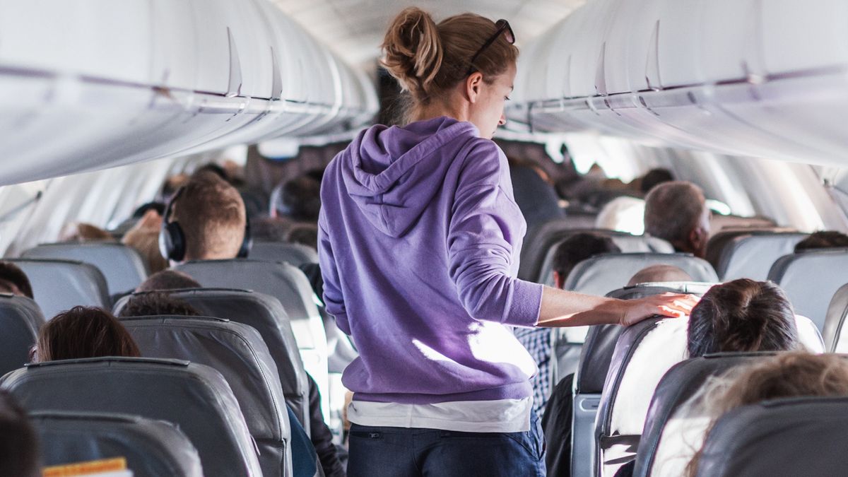Zdaniem stewardesy, niektóre miejsca w samolocie nie są nigdy 