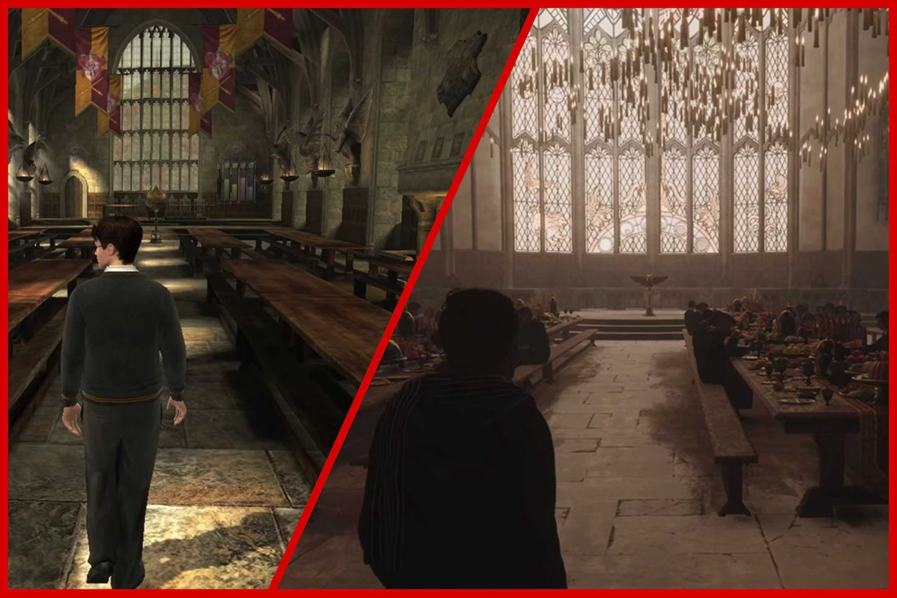 Hogwarts Legacy i Harry Potter: Książę Półkrwi na porównaniu. Różnica jest kolosalna