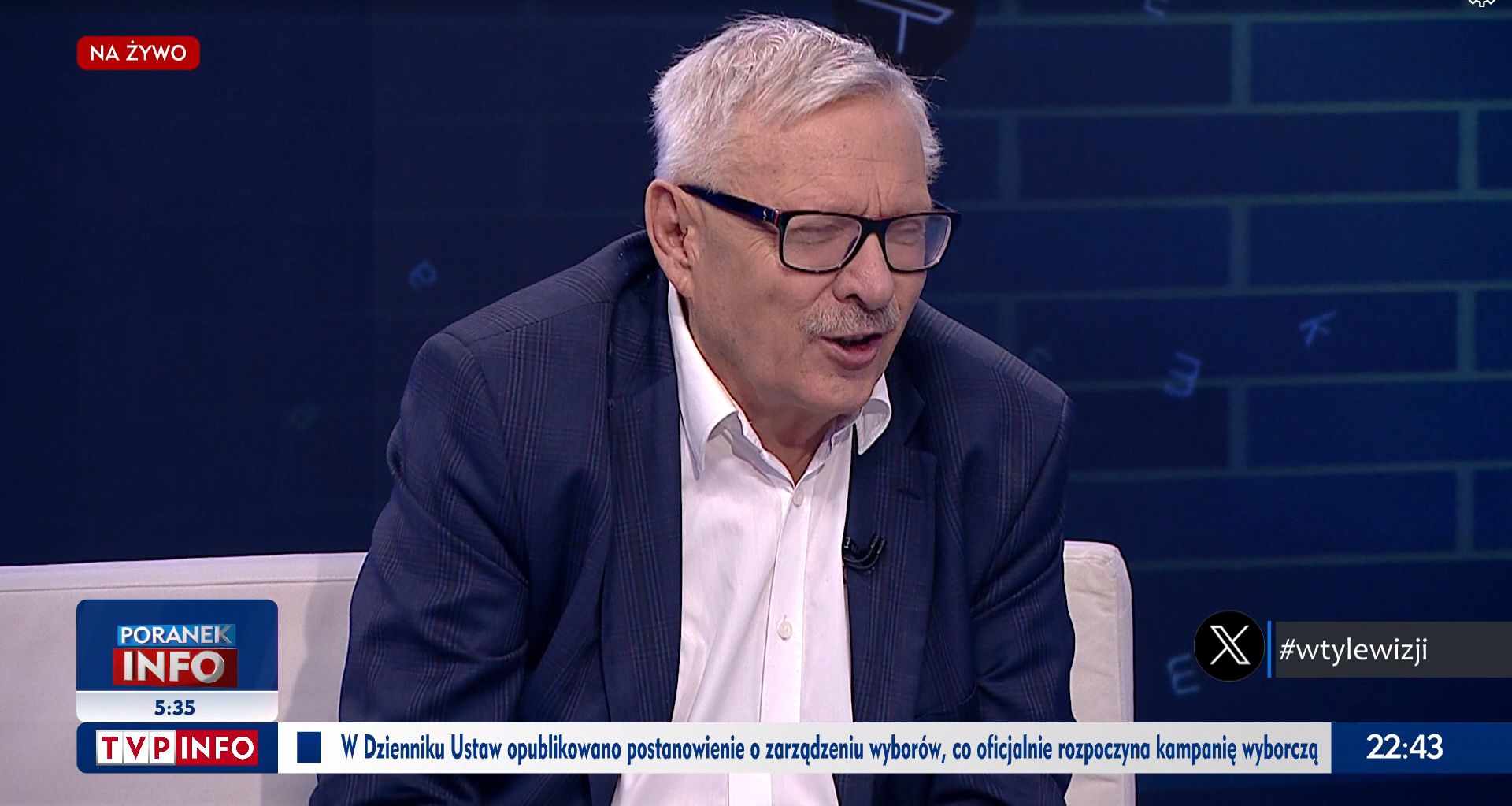 Tomasz Wolski słynie z kontrowersyjnych wypowiedzi na antenie TVP Info