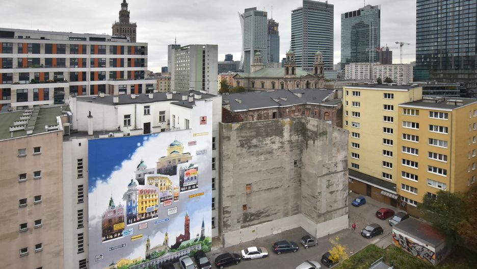 Warszawa. W Śródmieściu odsłonięto nowy mural